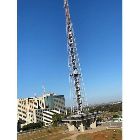 Flat encantador no 7º com vista pra torre de TV Brasília Exterior foto